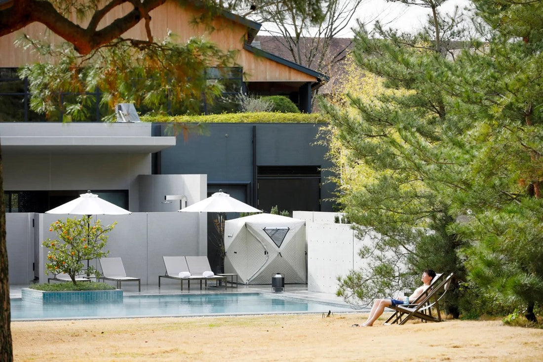 【ROKU KYOTO】本格的なテント式サウナが登場