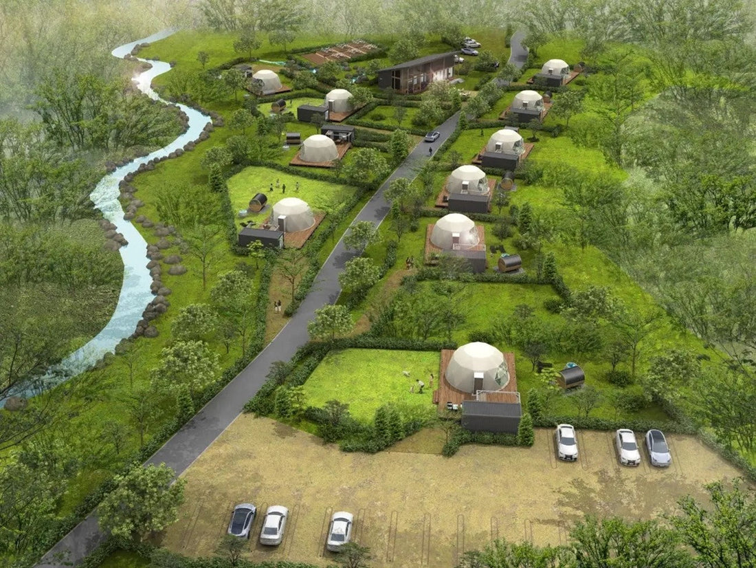 四季折々の大自然を感じる愛知最大級の全室サウナ付きグランピング「SHITARA VILLAGE-シタラヴィレッジ」がグランドオープン