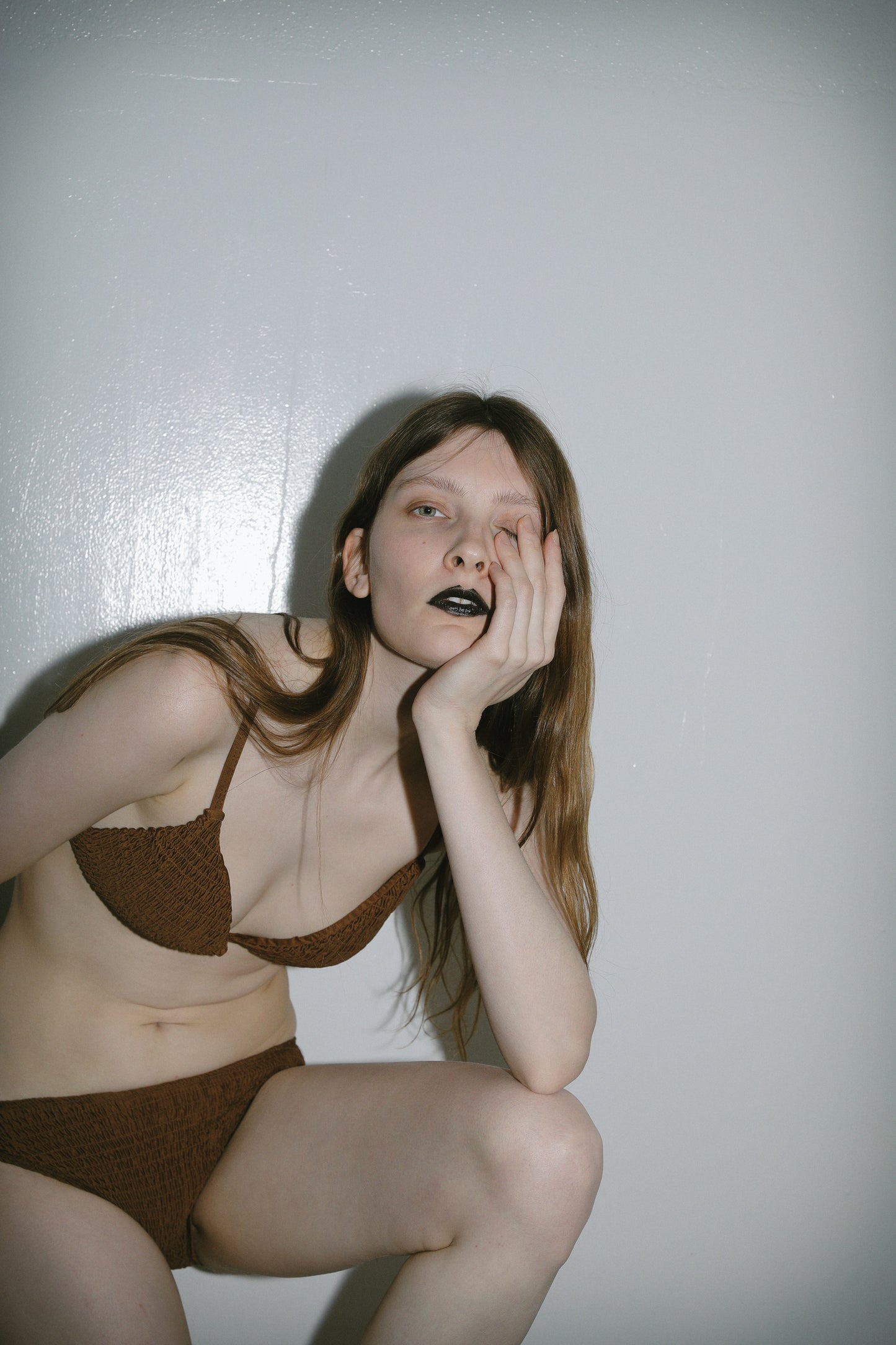 Shirring Triangle Top