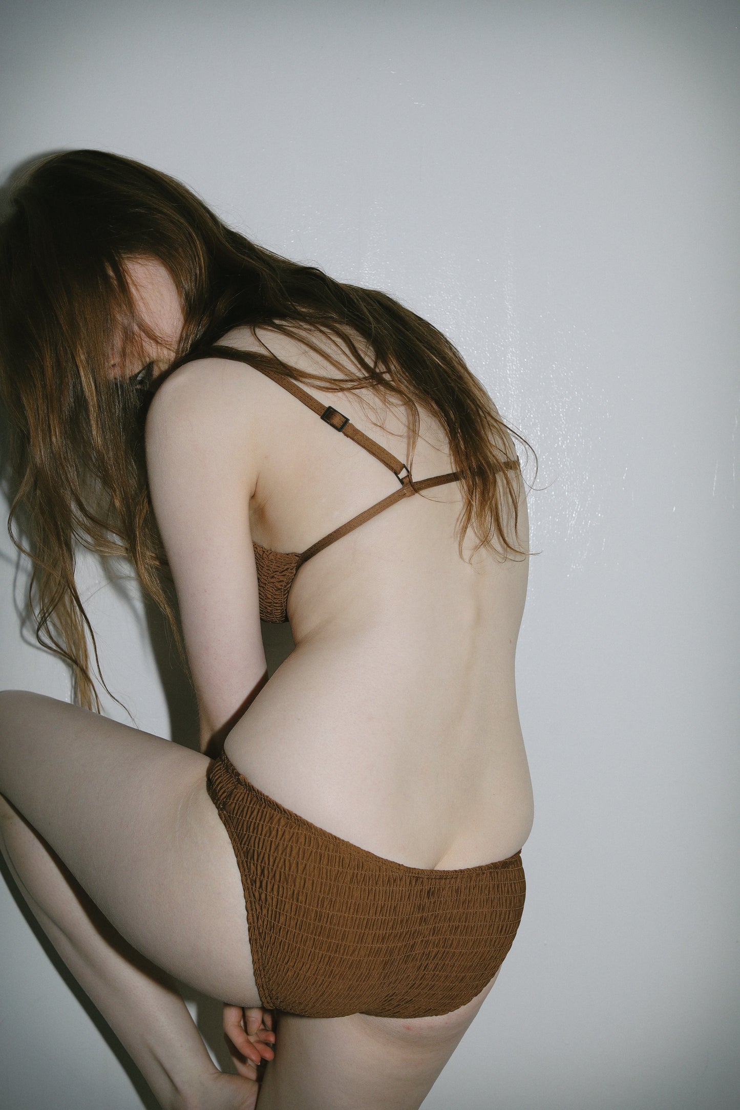 Shirring Triangle Top