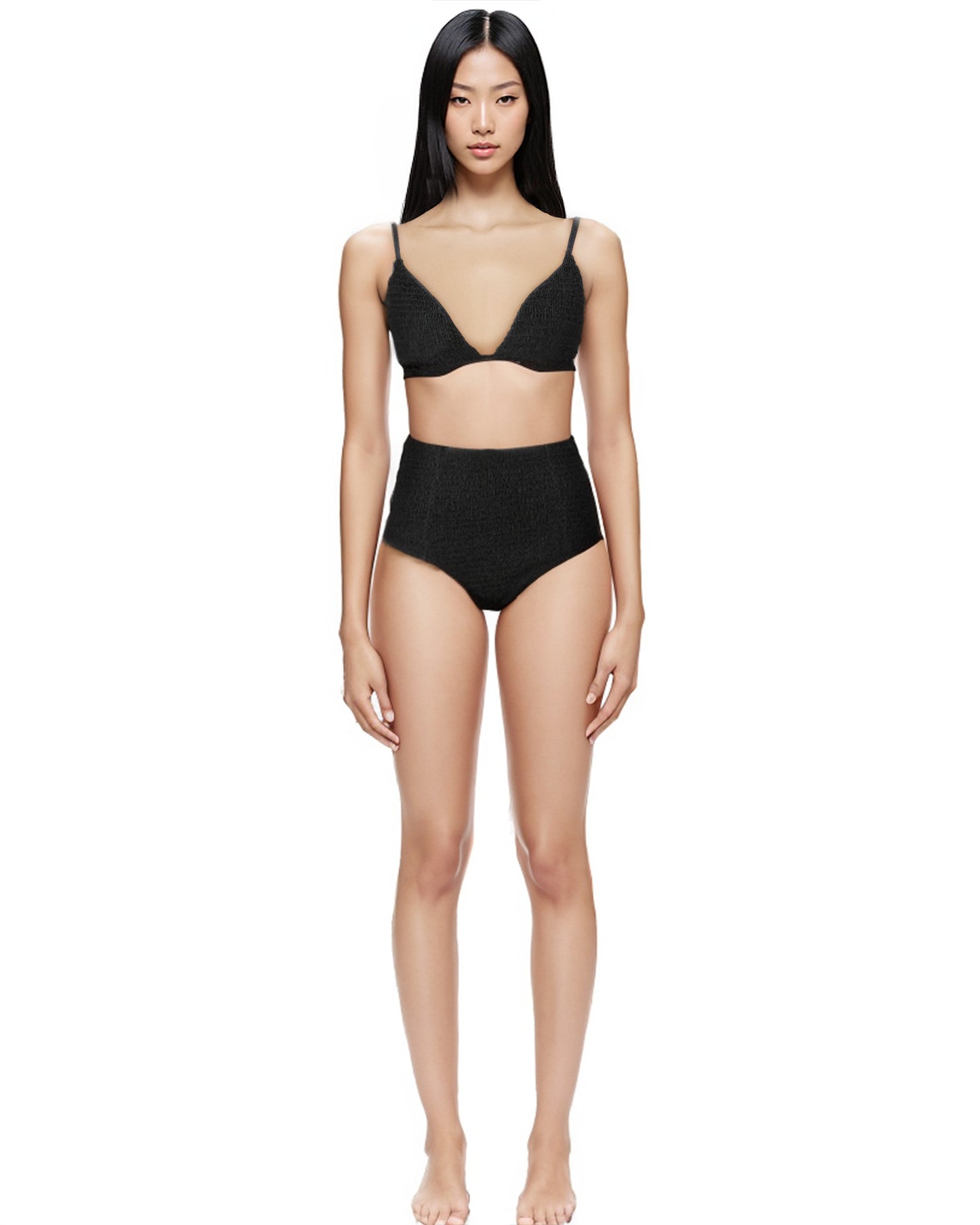 Shirring High Bottom