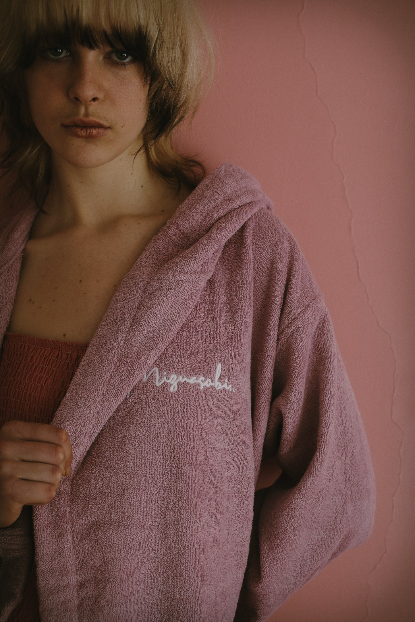 Towel hoodie gawn