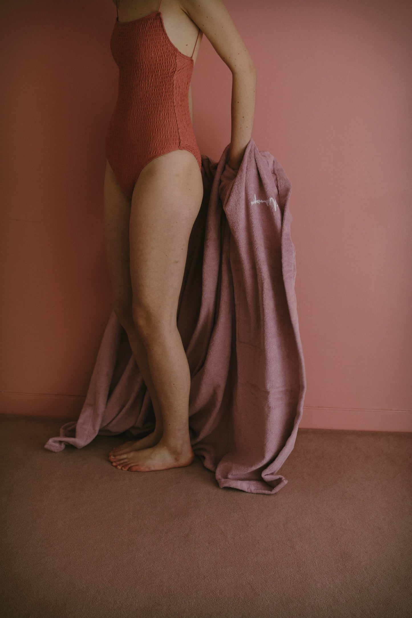 Towel hoodie gawn