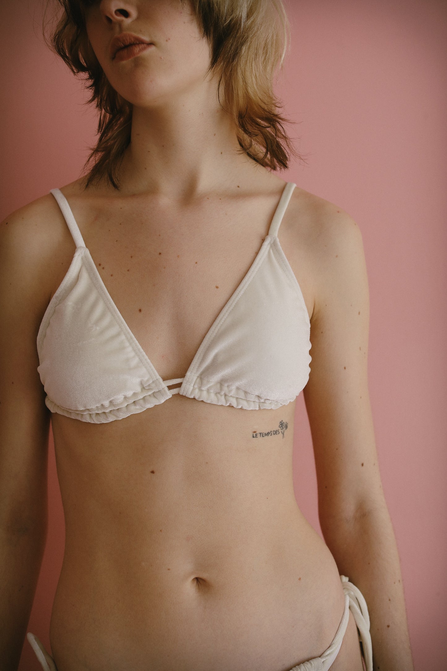 Velour double cord Top