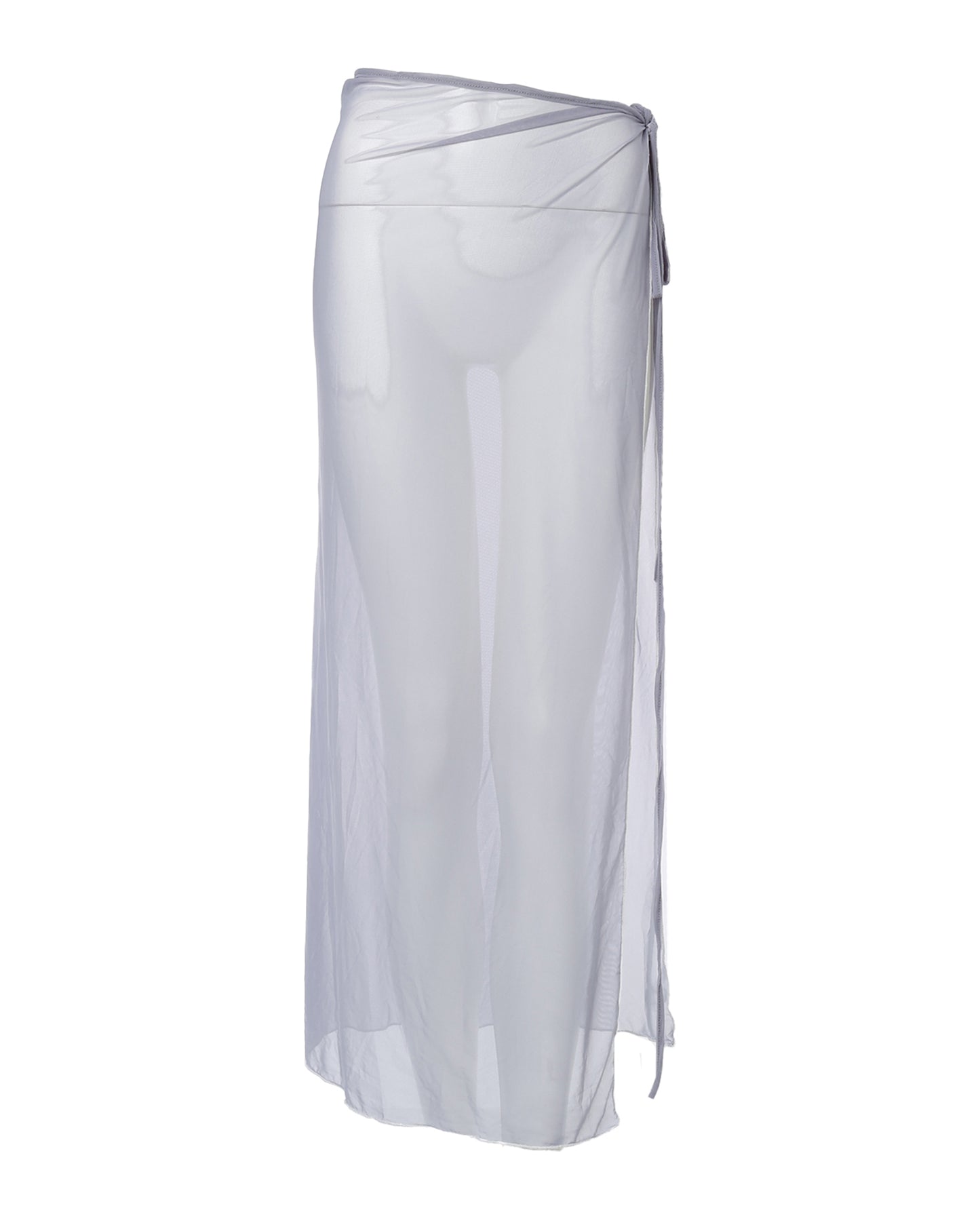 Sheer Wrap Skirt
