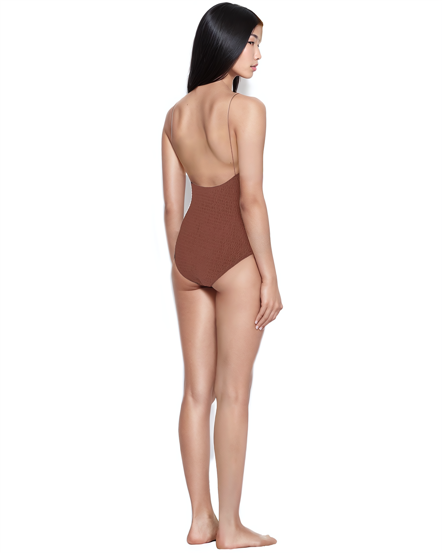Spaghetti Swimsuit シャーリング ワンピース水着 | MIZUASOBI 公式 Spaghetti Swimsuit シャーリング ワンピース水着 | MIZUASOBI 公式