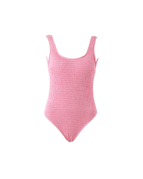 Shirring Open Swimsuit | MIZUASOBI