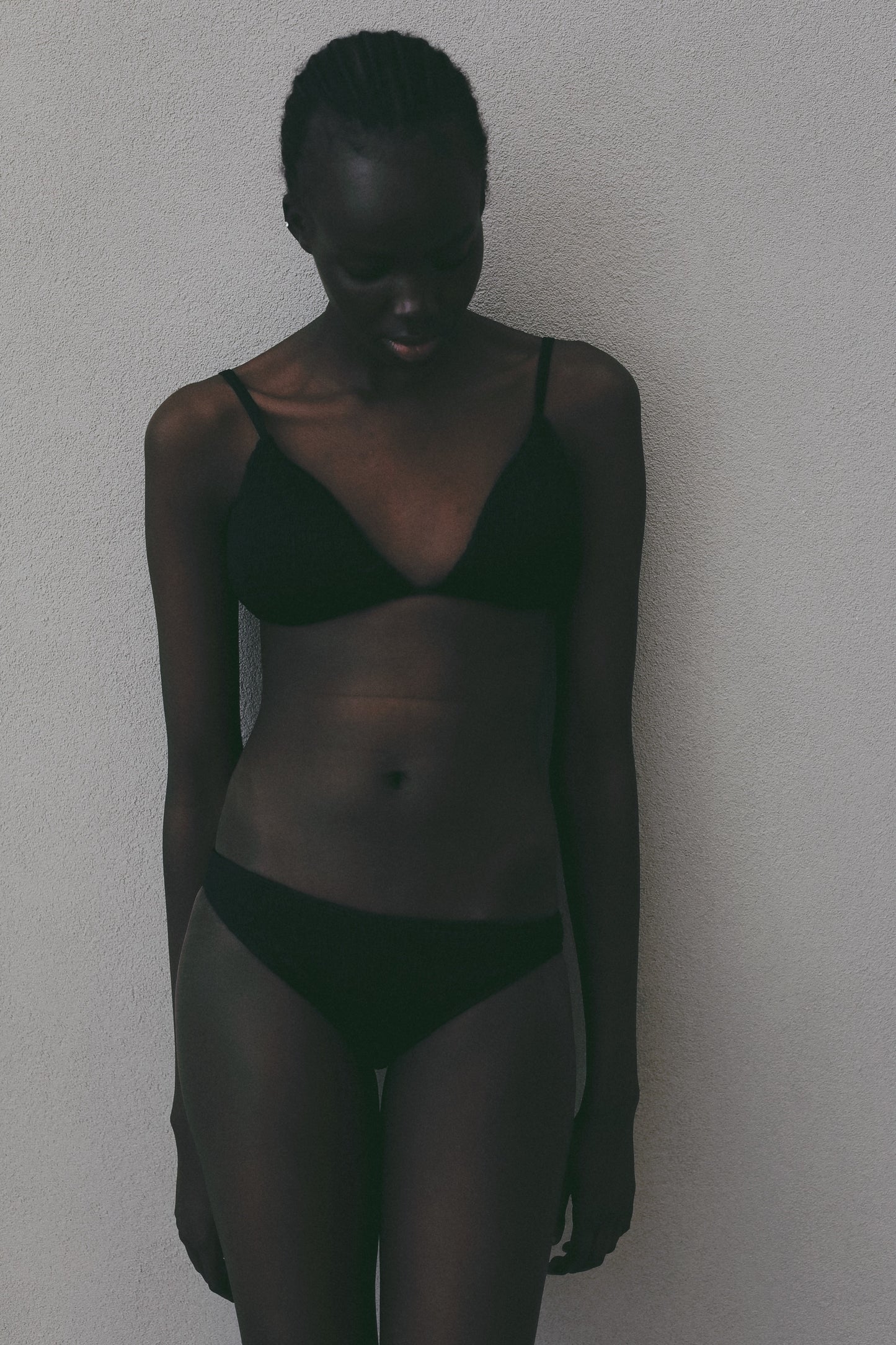 Shirring Triangle Top