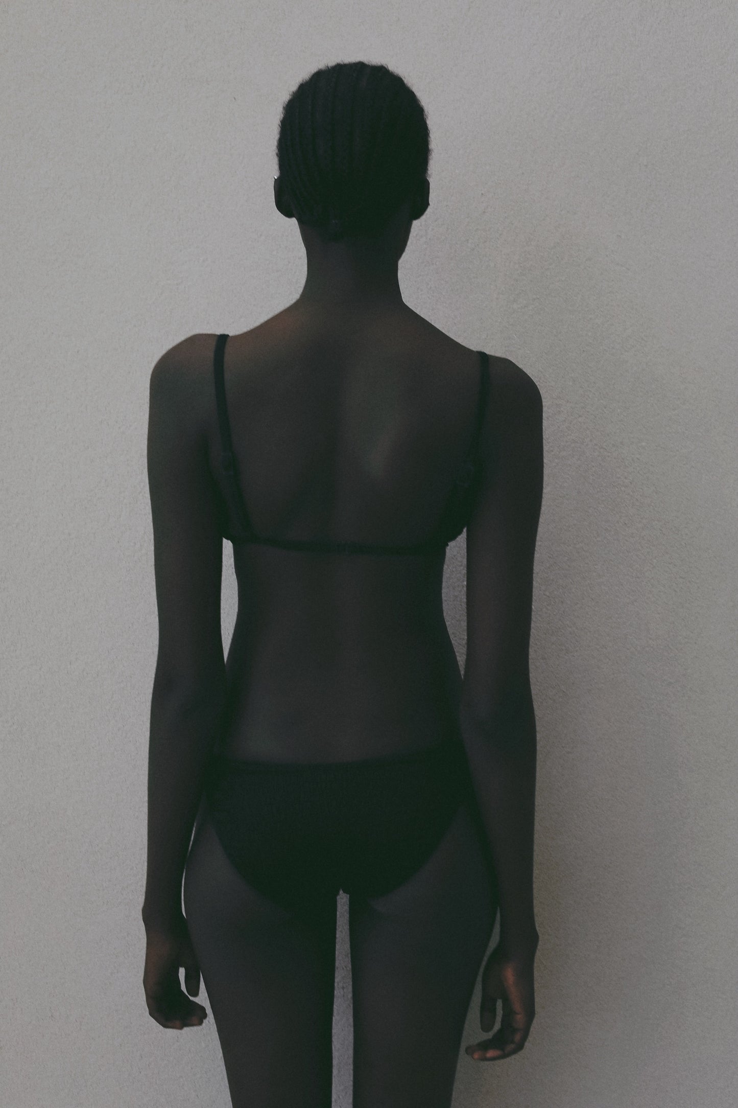 Shirring Triangle Top