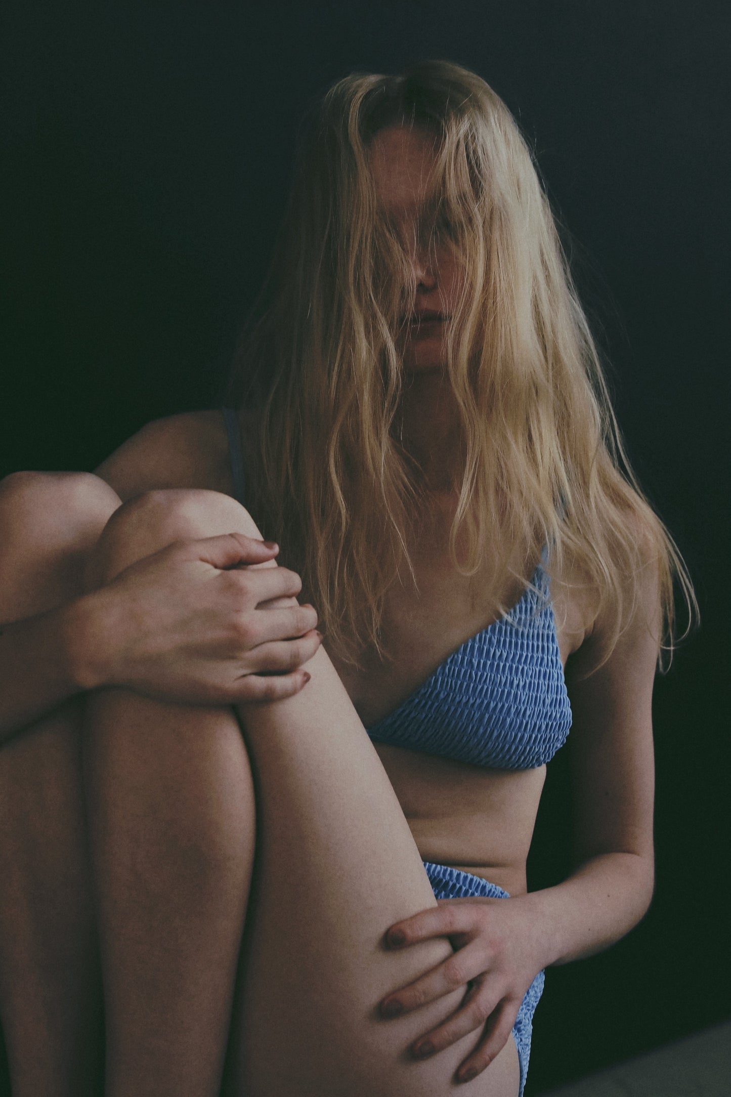 Shirring Triangle Top