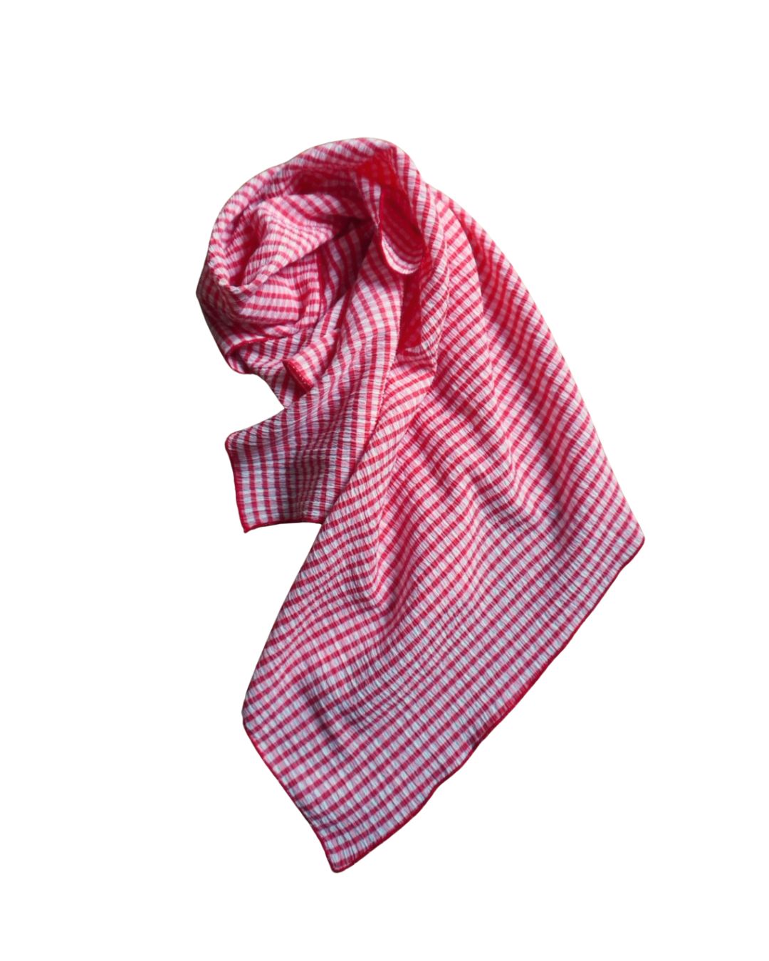 Gingham Check Scarf