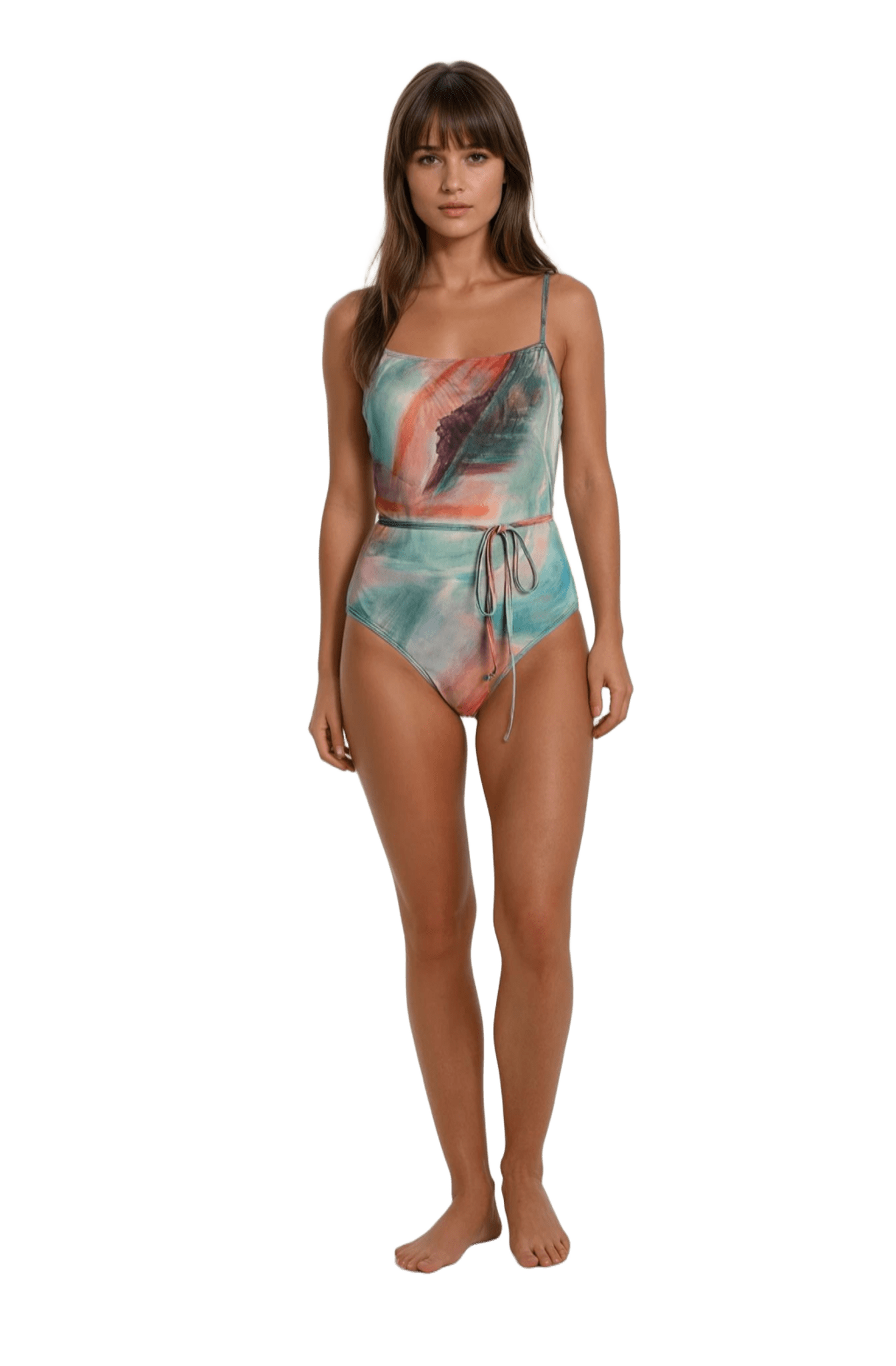 Sheer Multi Swimsuit