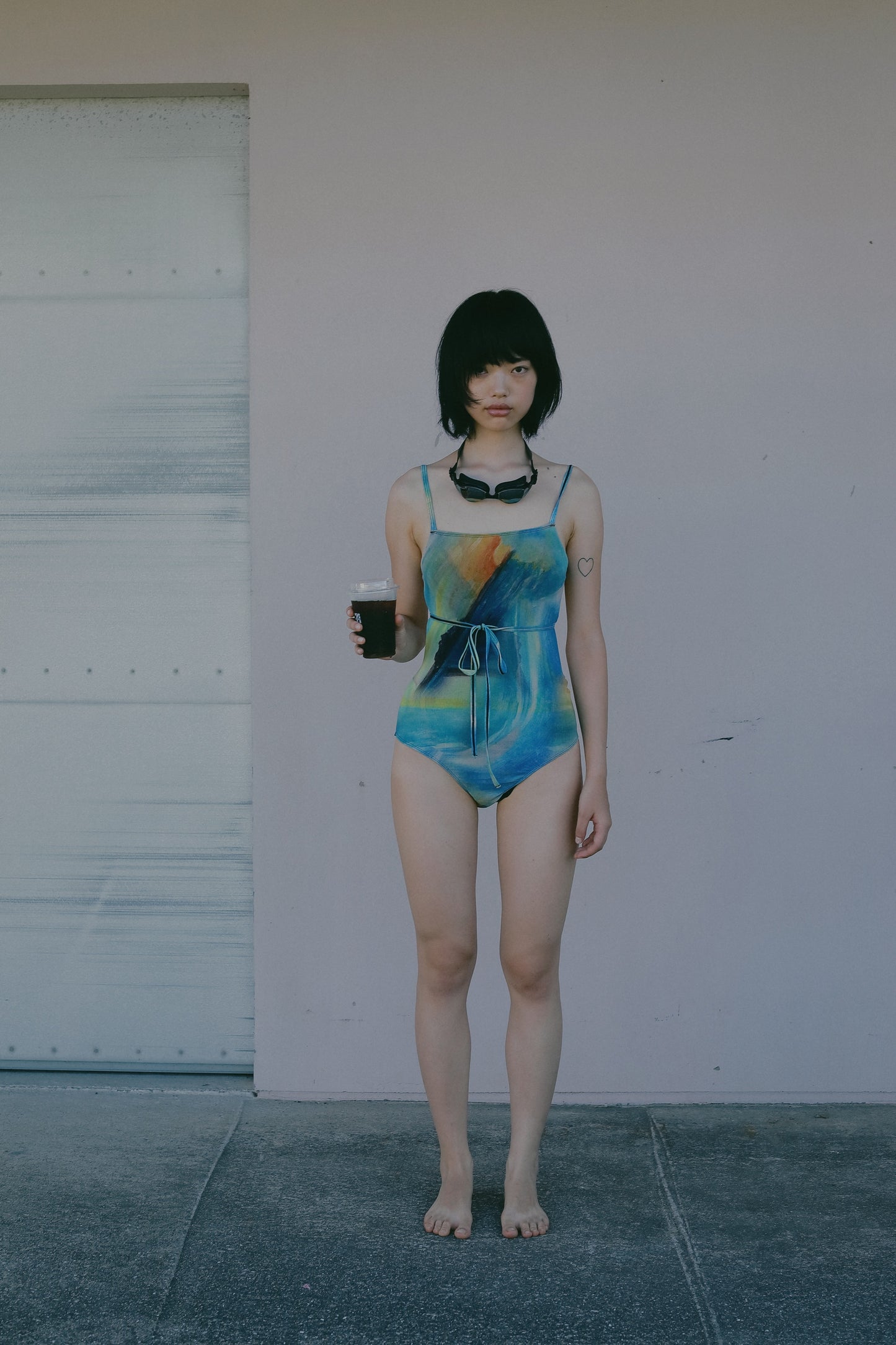 Sheer Multi Swimsuit