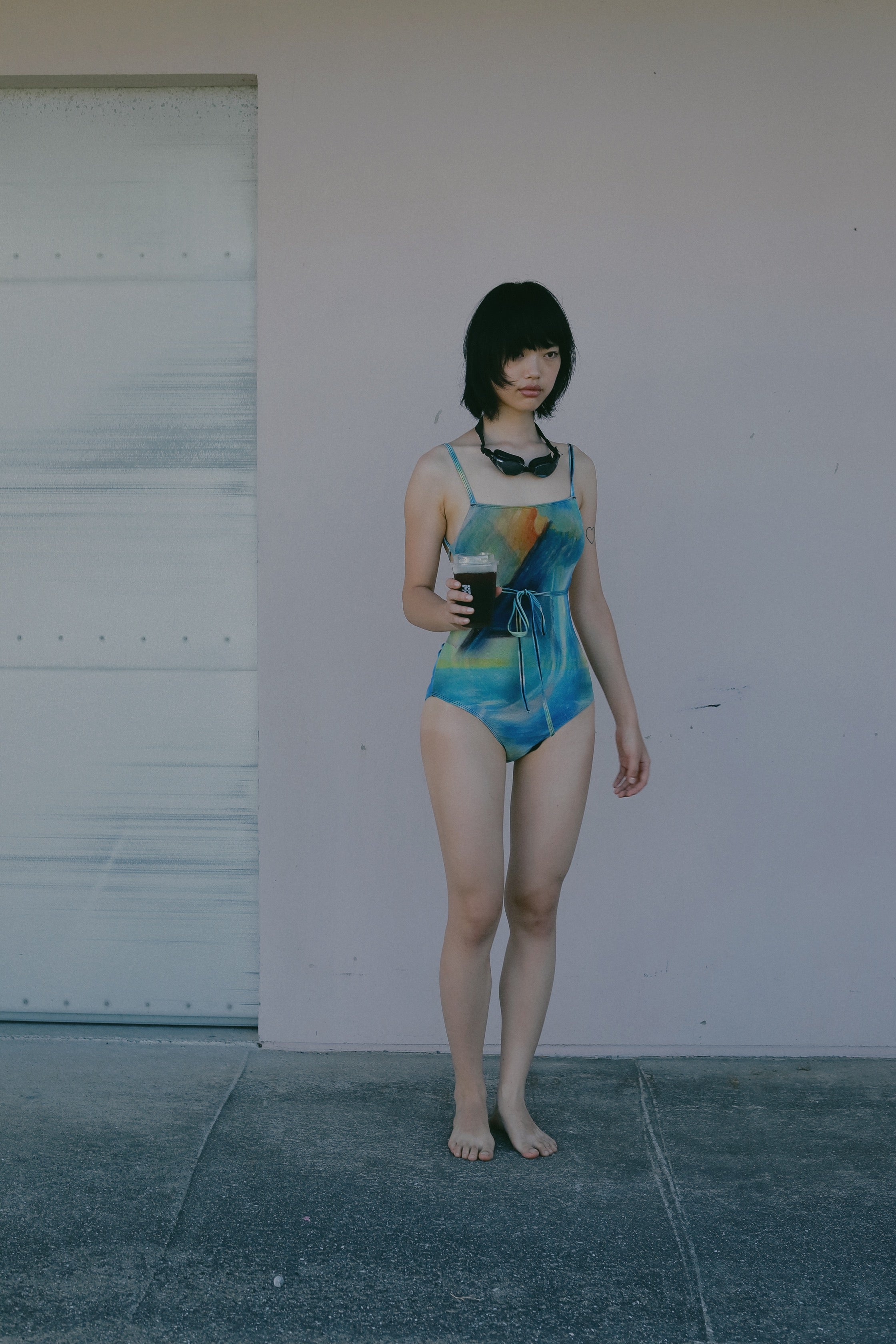 MIZUASOBI スイムスーツ　水着 Sheer Multi Swimsuit | MIZUASOBI
