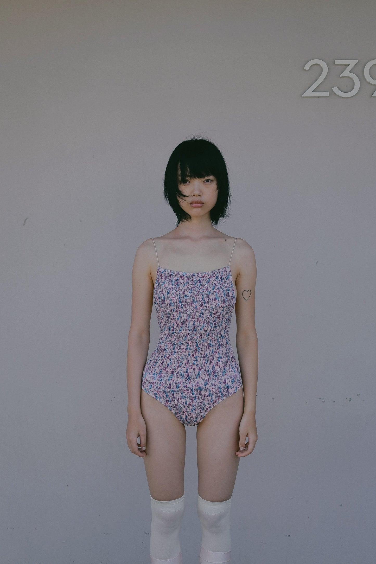 Spaghetti Flower Swimsuit