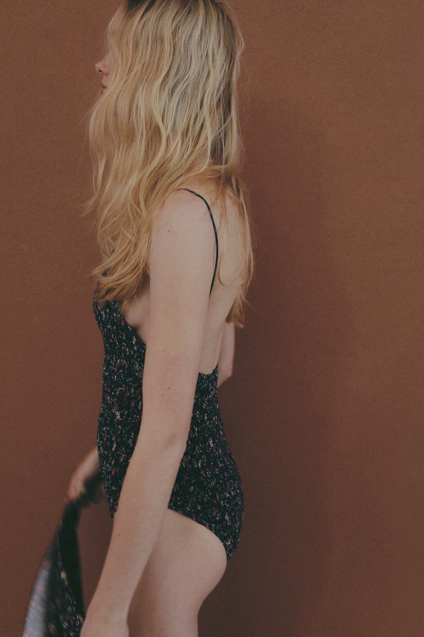 Spaghetti Flower Swimsuit