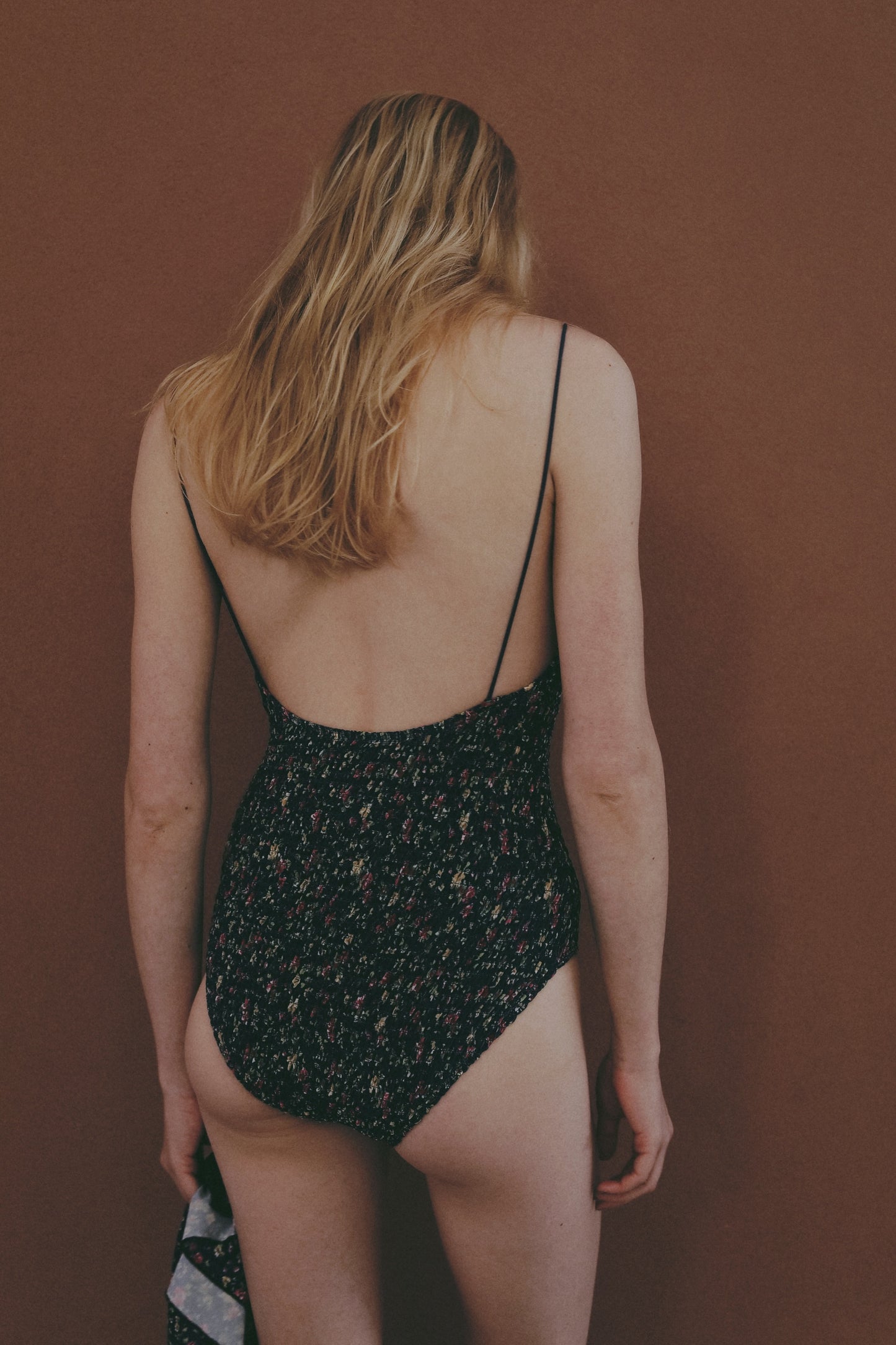 Spaghetti Flower Swimsuit