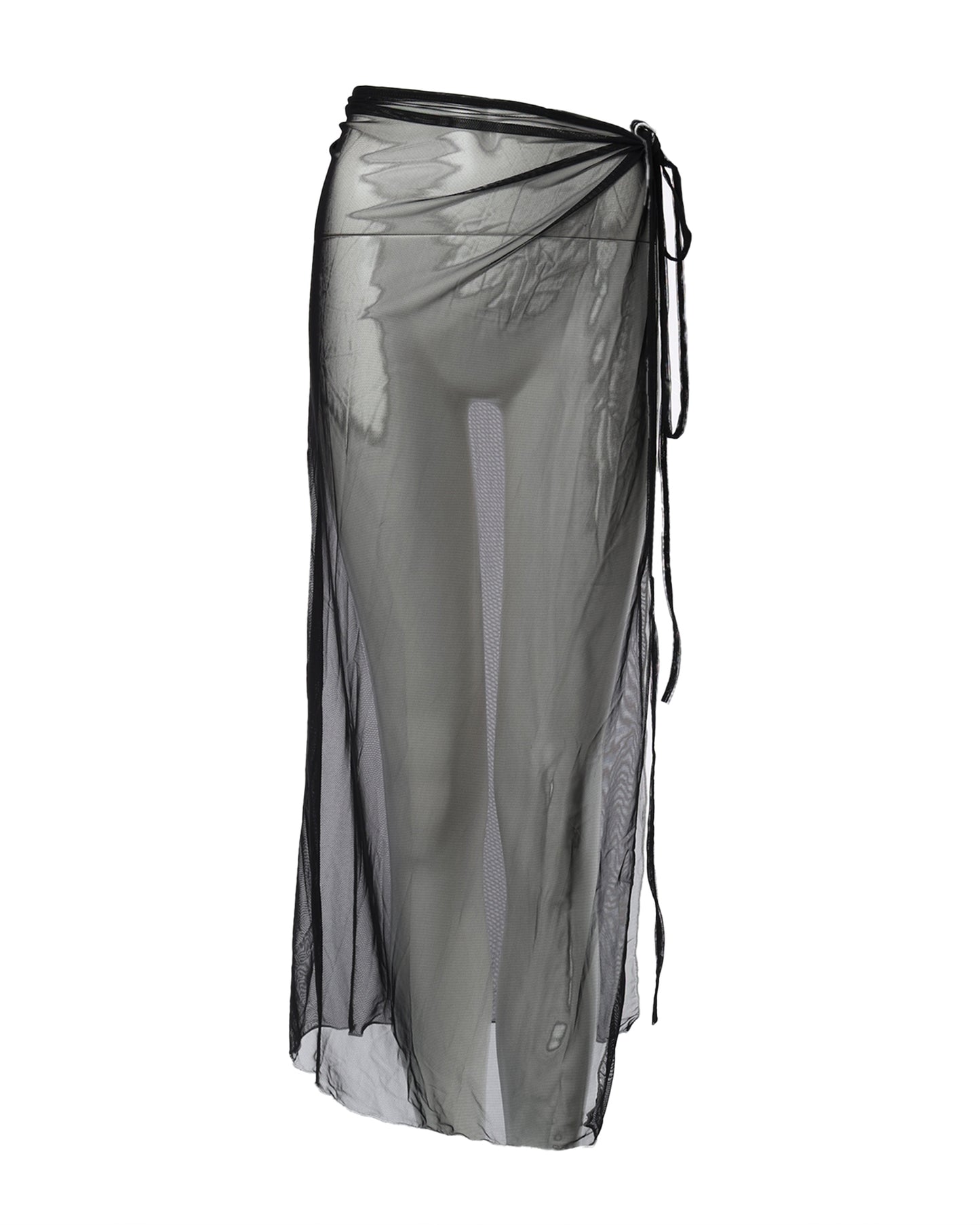 Sheer Wrap Skirt