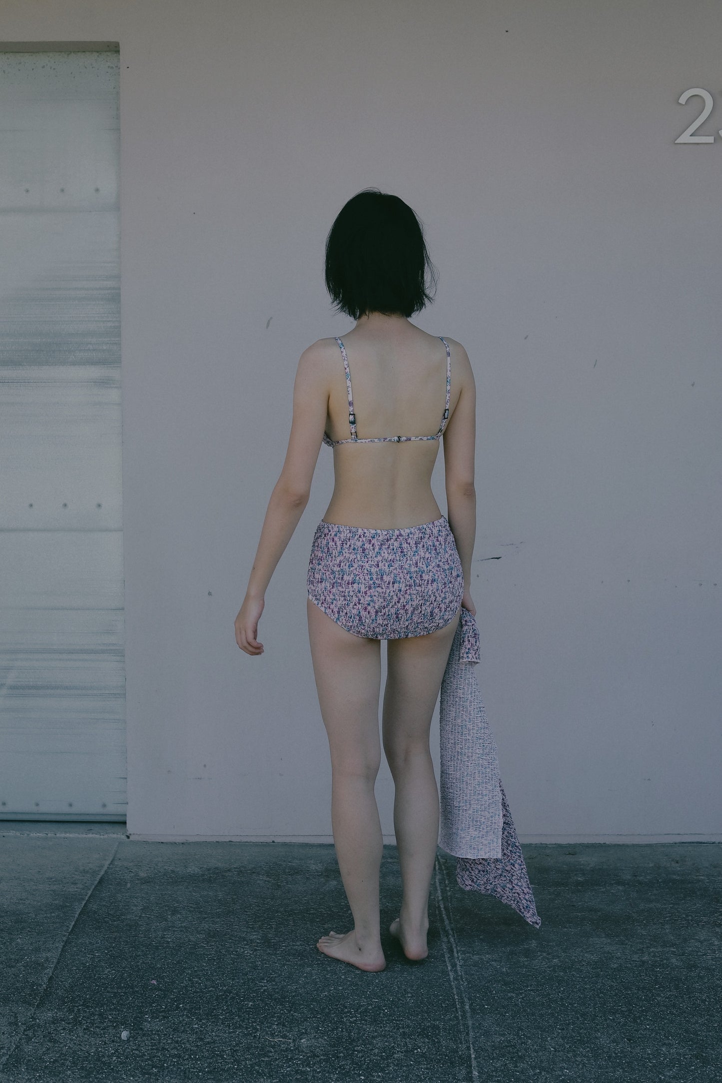 Shirring Flower High Bottom