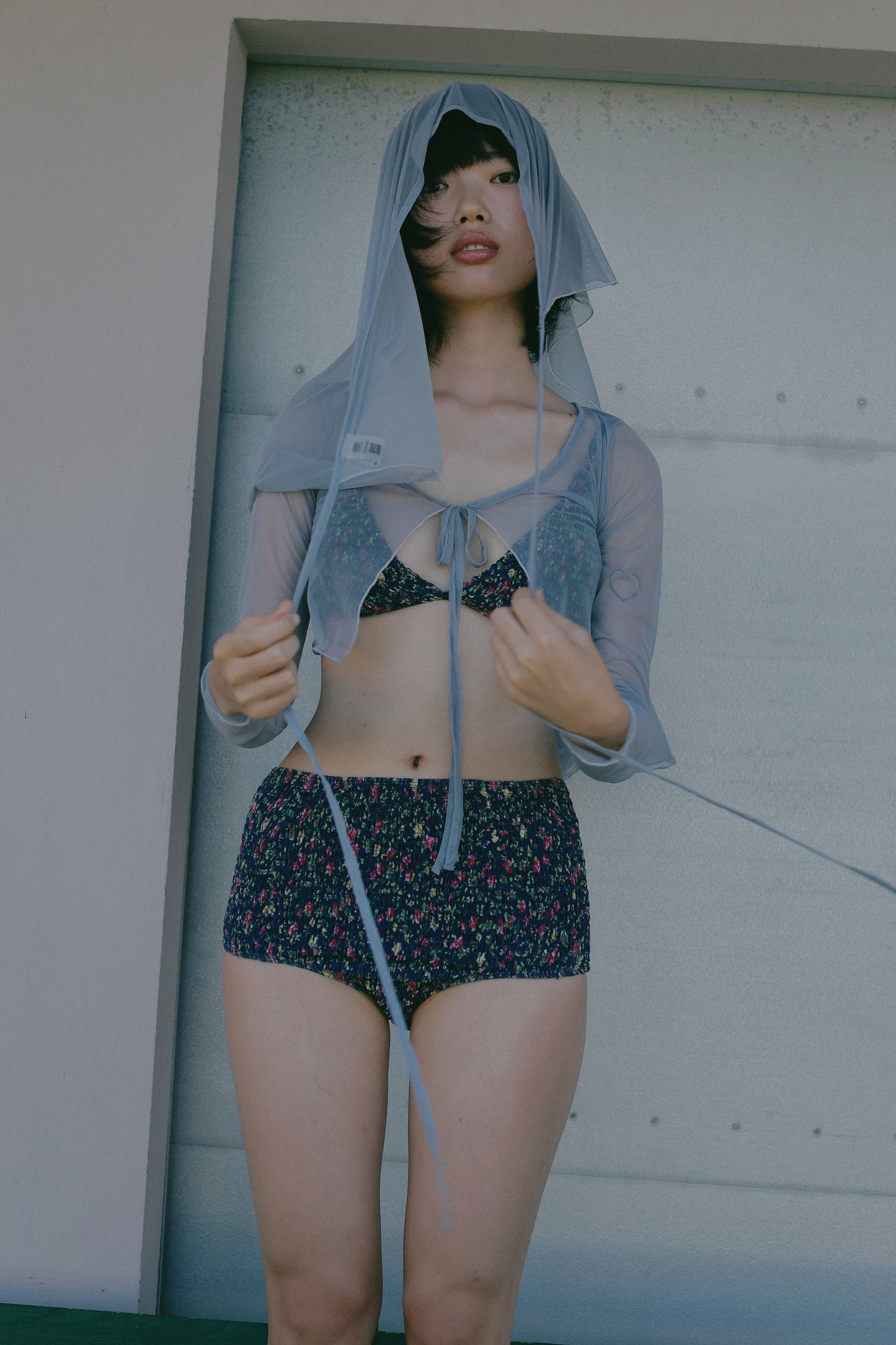 Shirring Flower High Bottom